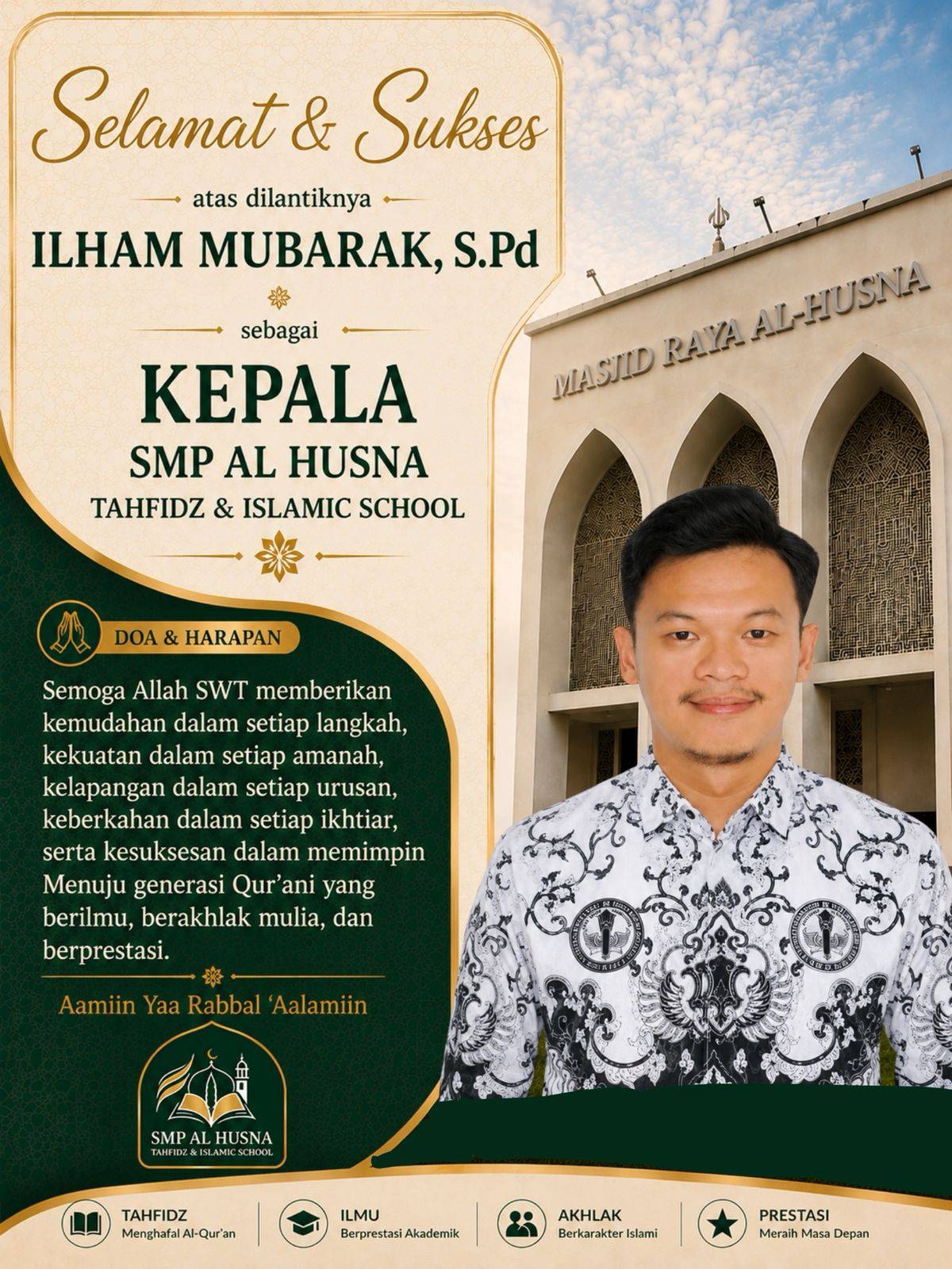 Penetapan kepala sekolah baru